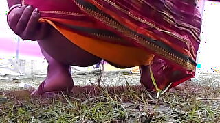 Indian amateur shares pee and vagina close-ups in explicit video.