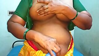 Desi aunties bond over breast play and vocal pleasure, indulging in their desires in a captivating display.