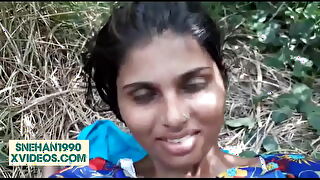 Indian girl gets pounded outdoors by her boyfriend
