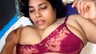 Indian aunty gets down and dirty in a hot banging session.